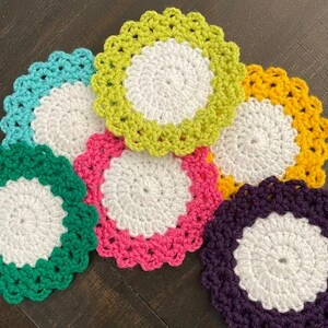 Colorful Coasters — Etsy listing photo