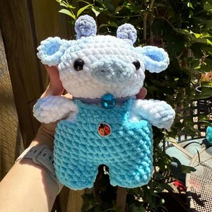 Handmade Cow in Overalls — Etsy listing photo