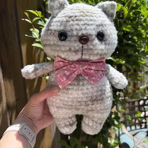 Handmade Stuffed Cat — Etsy listing photo