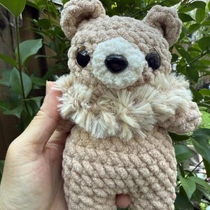 Fur Collar Teddy Bear — Etsy listing photo