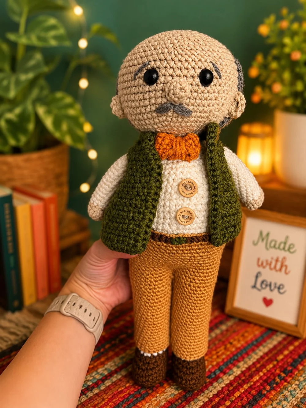Gentleman doll — crochet creation